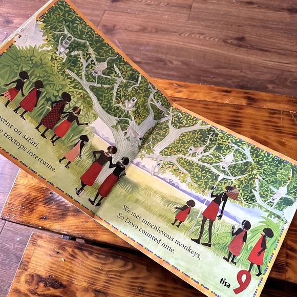 Vintage 2003 We All Went On Safari A Counting Journey Through Tanzania Book - Picture 8 of 10